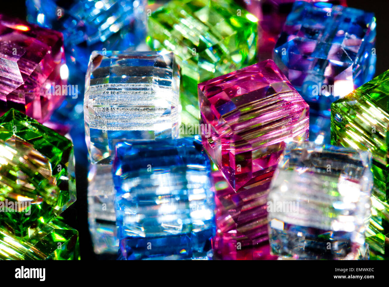 Tiny Glass Beads Stock Photo