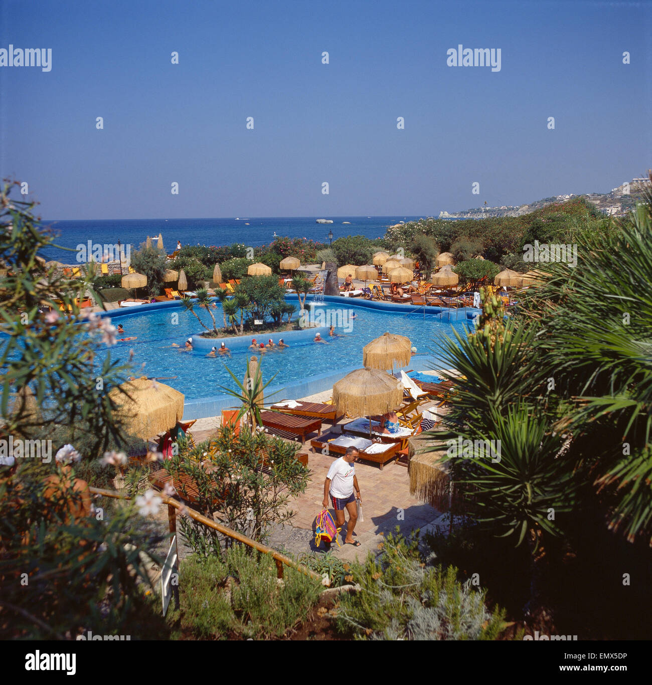 Italien/ Insel Ischia, Forio, Forio, PoseidonGärten, Thermalbad Stock