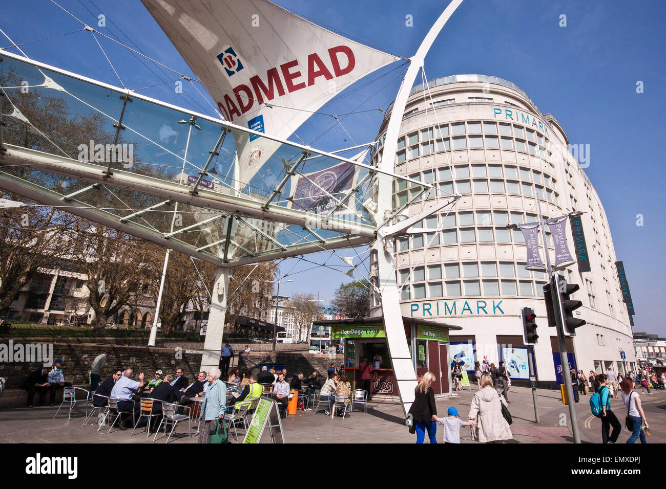 Primark shopping centre at broadmead centre of bristol shops shoppers