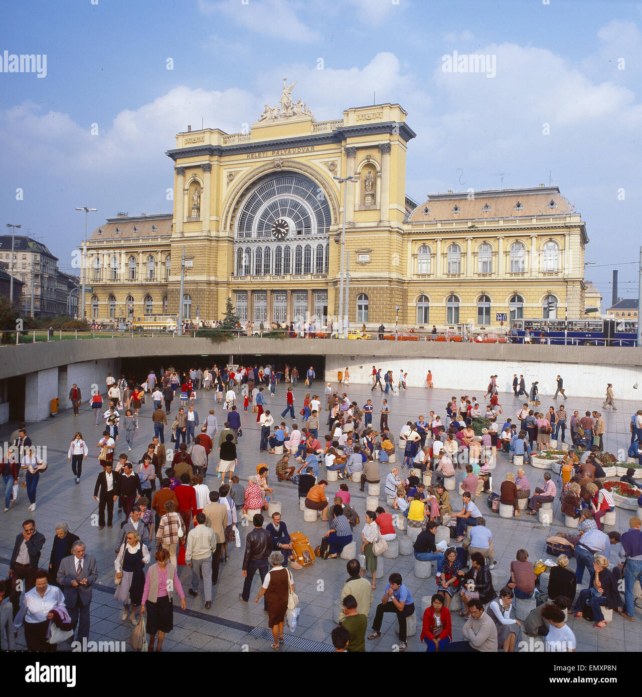 Ungarn Budapest Bahnhof Stock Photo Alamy