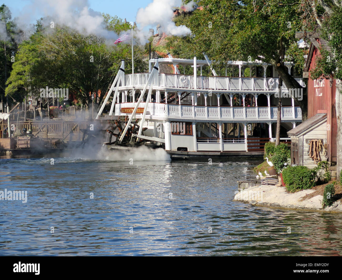 Liberty Belle Ship at Magic Kingdom in the day on February 11, 2015 in