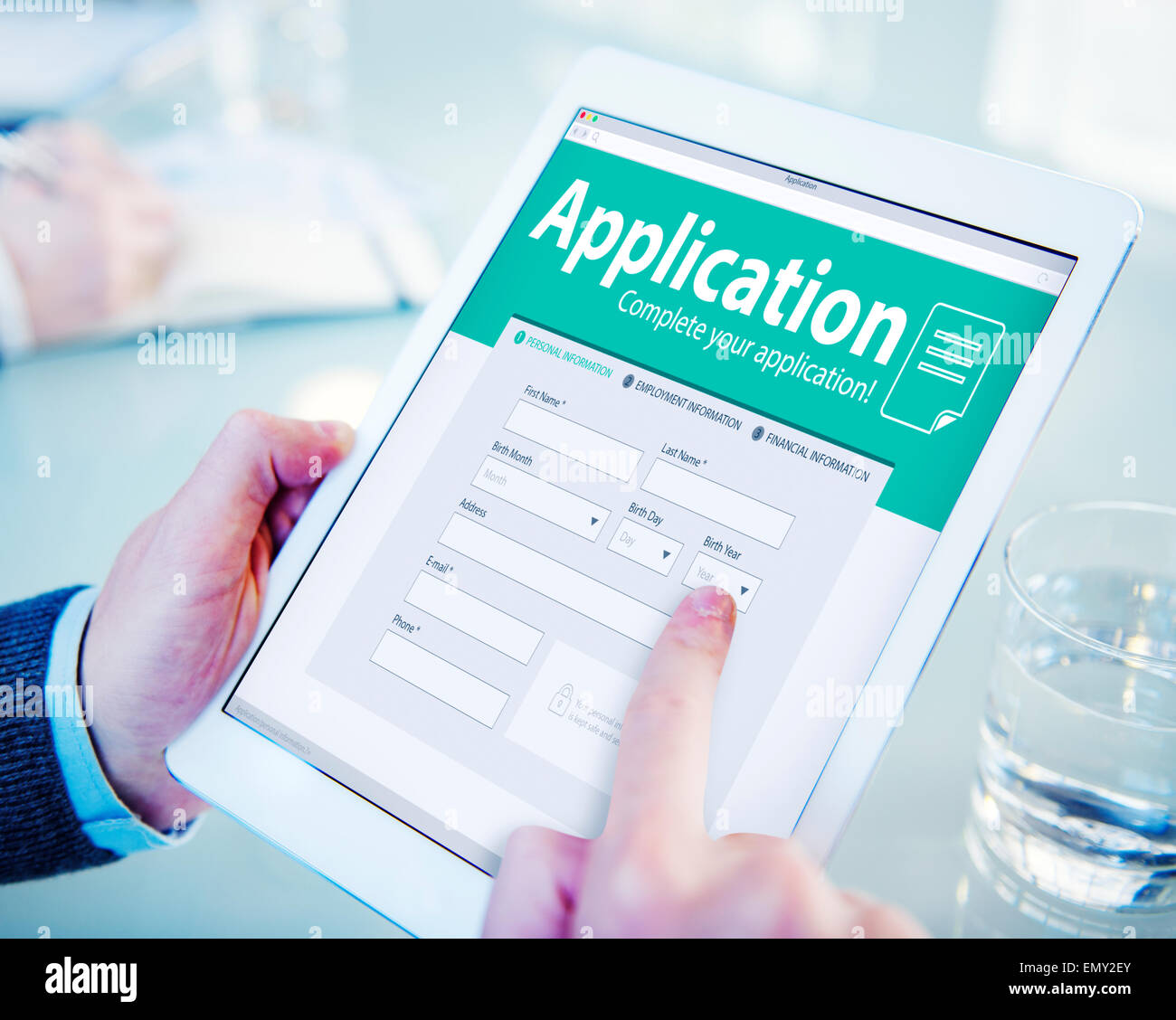 Application Human Resources Hiring Job Recruitment Employment Concept Stock Photo