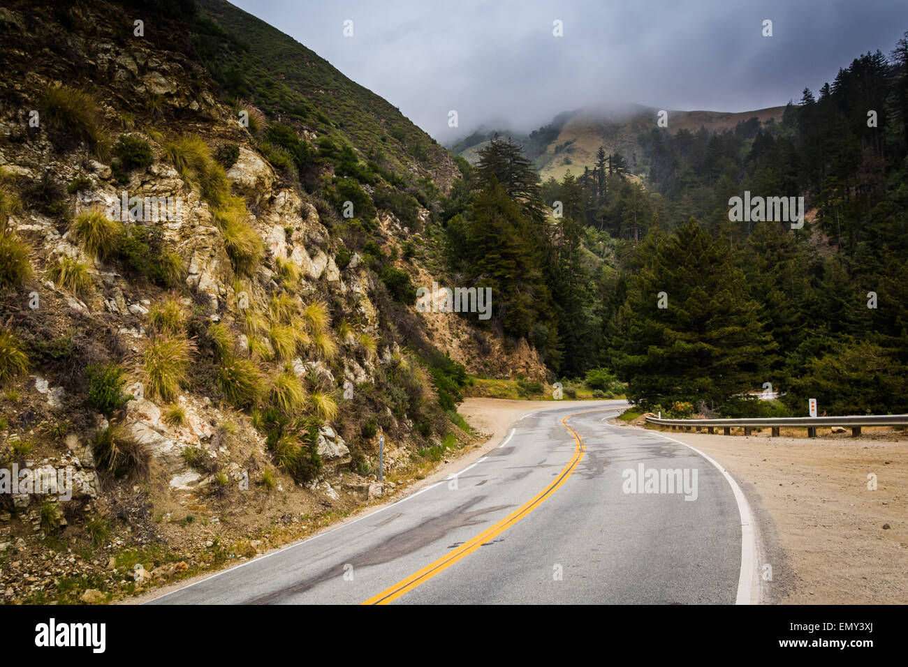 Pacific Coast Highway, in Big Sur, California Stock Photo - Alamy