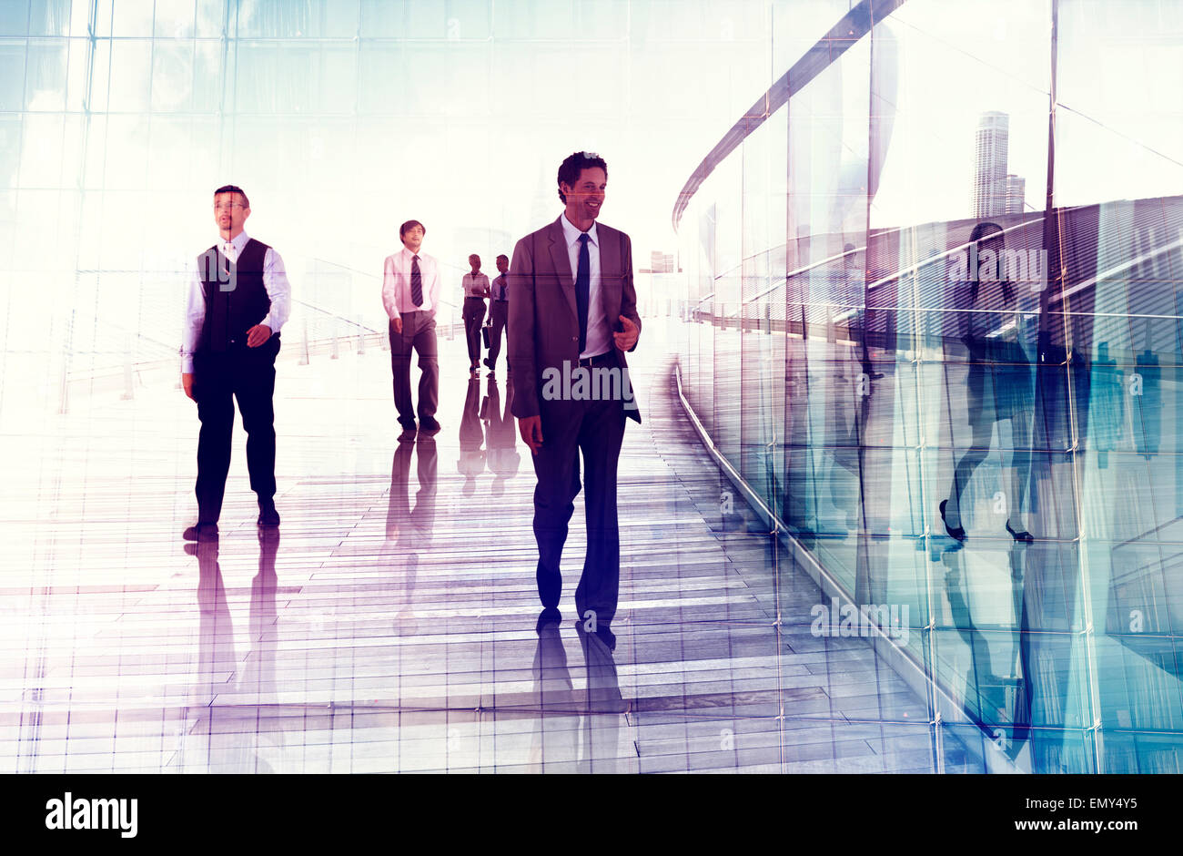 Business People Walking Professional Urban City Concept Stock Photo - Alamy