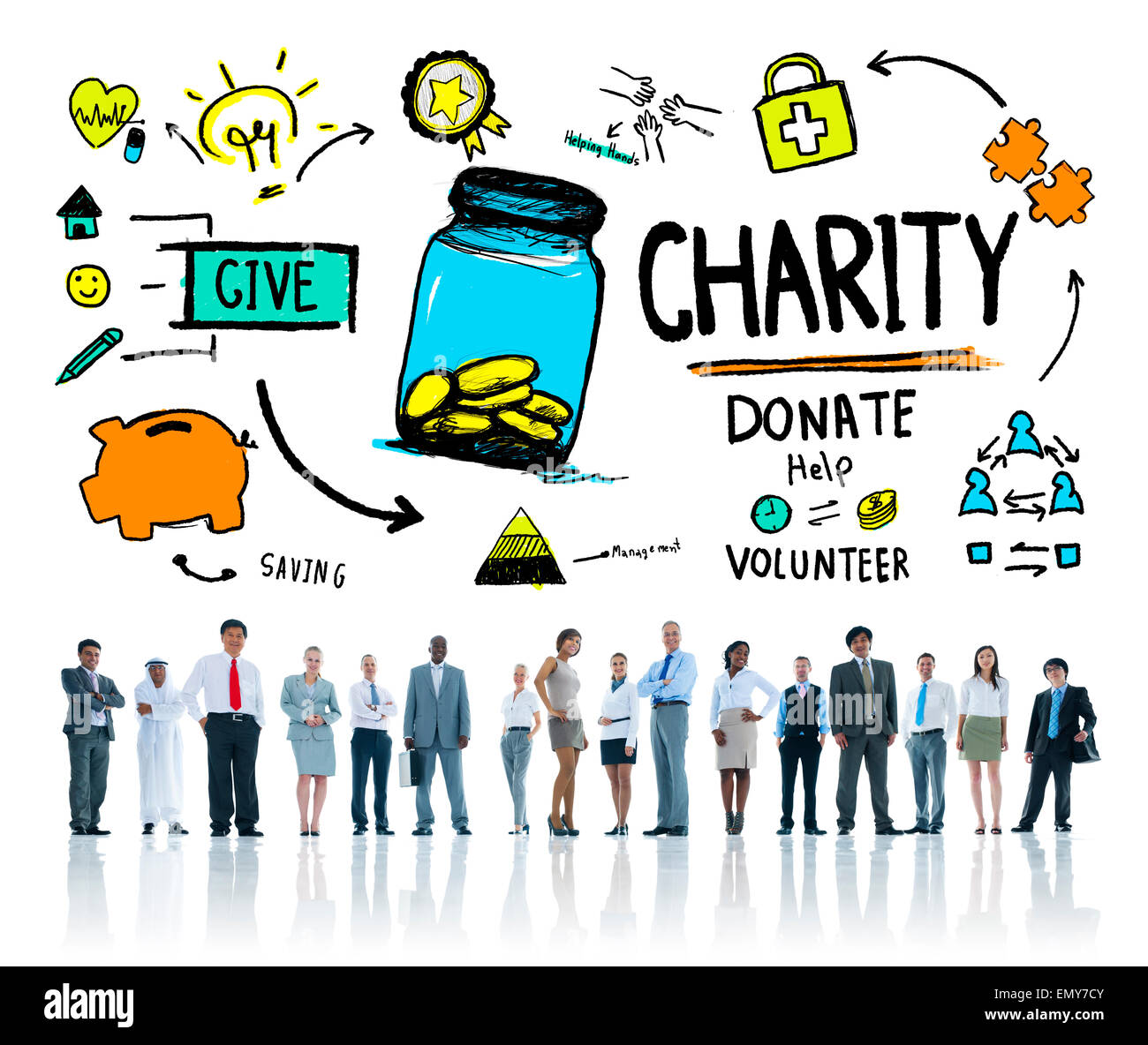 Conceptual Caption Please Donate. Business Concept Supply Furnish Hand Out  Contribute Grant Aid To Charity Abstract Stock Illustration - Illustration  of support, volunteer: 237641659