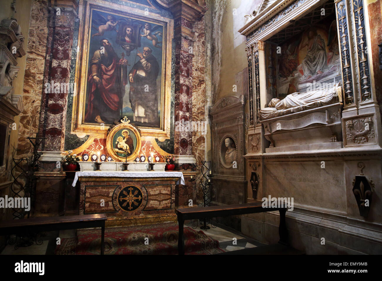 The Chapel of St. Raymond of Penafort in Chiesa di Santa Maria Sopra