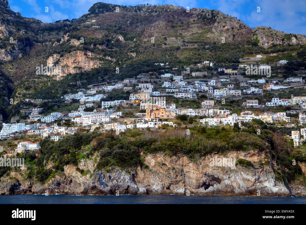 Praiano, Coast of Amalfi, Salerno, Campania, Italy Stock Photo