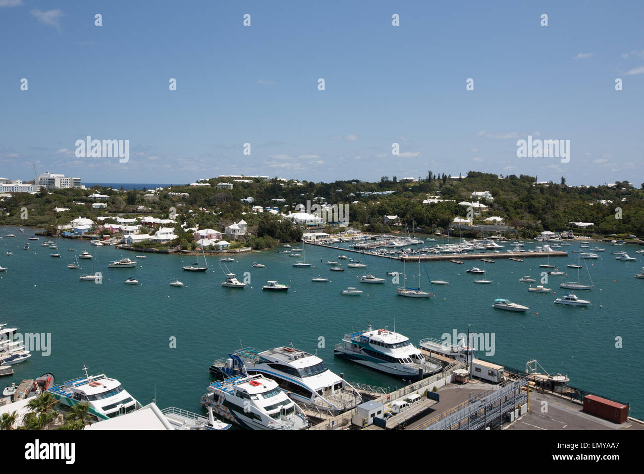 Hamilton, Bermuda in the Caribbean Stock Photo - Alamy