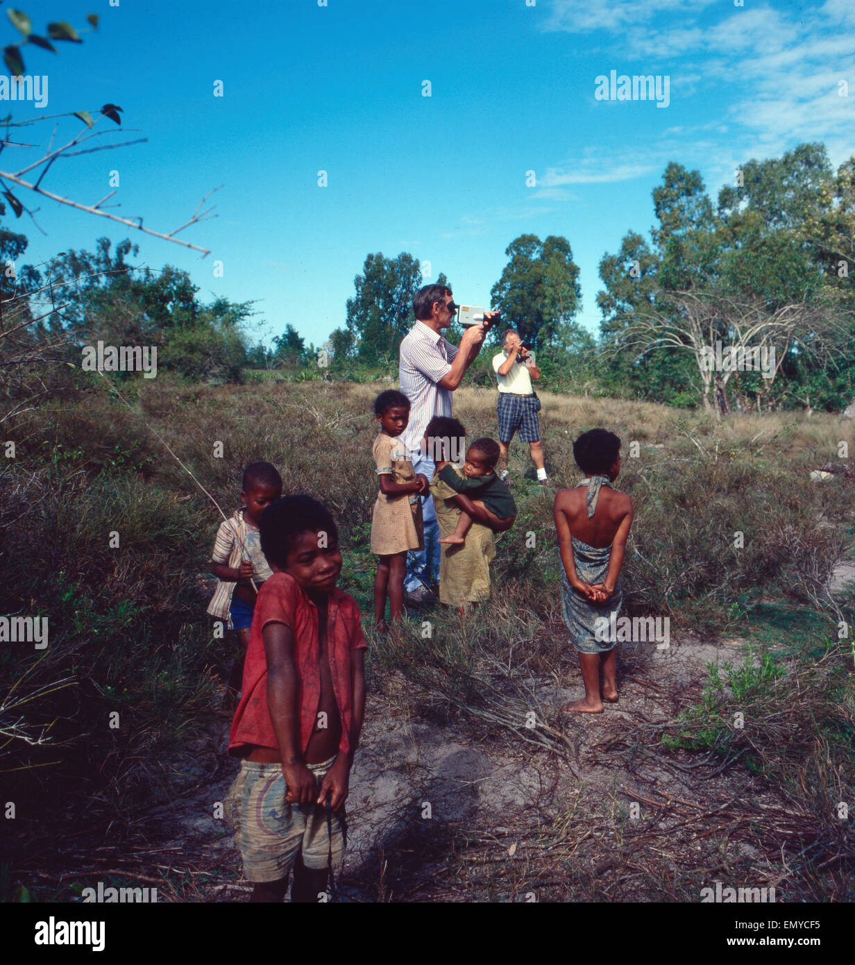 Eine Reise nach Madagaskar, 1980er Jahre. A trip to Madagaskar, 1980s. Stock Photo