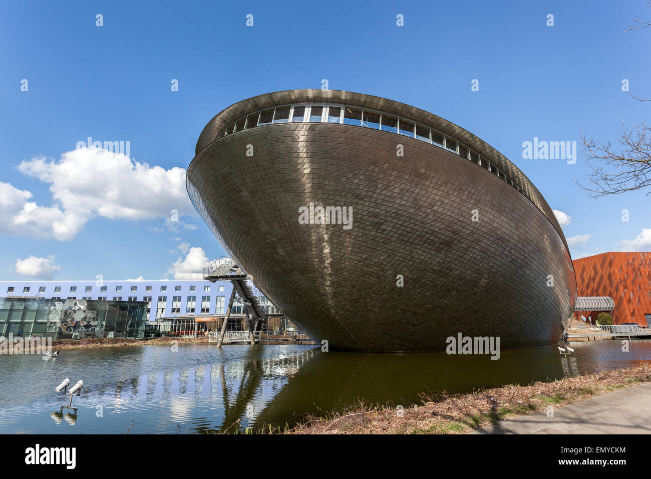 The Universum Science Center building from the University of Bremen, Germany Stock Photo