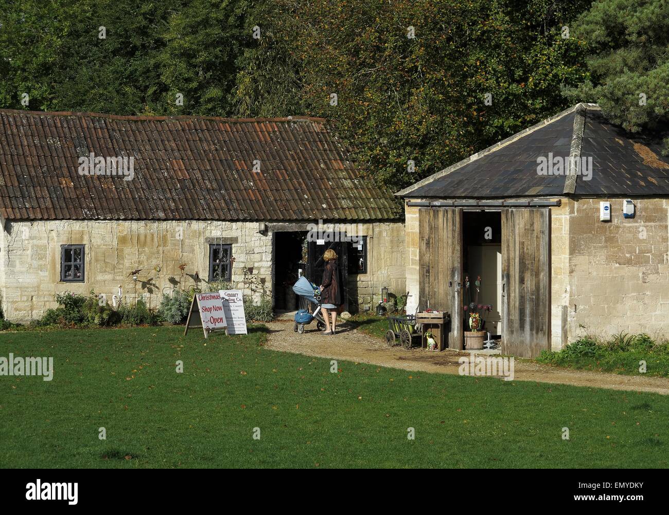 Barton Farm shops Bradford upon Avon Wiltshire England UK Stock Photo