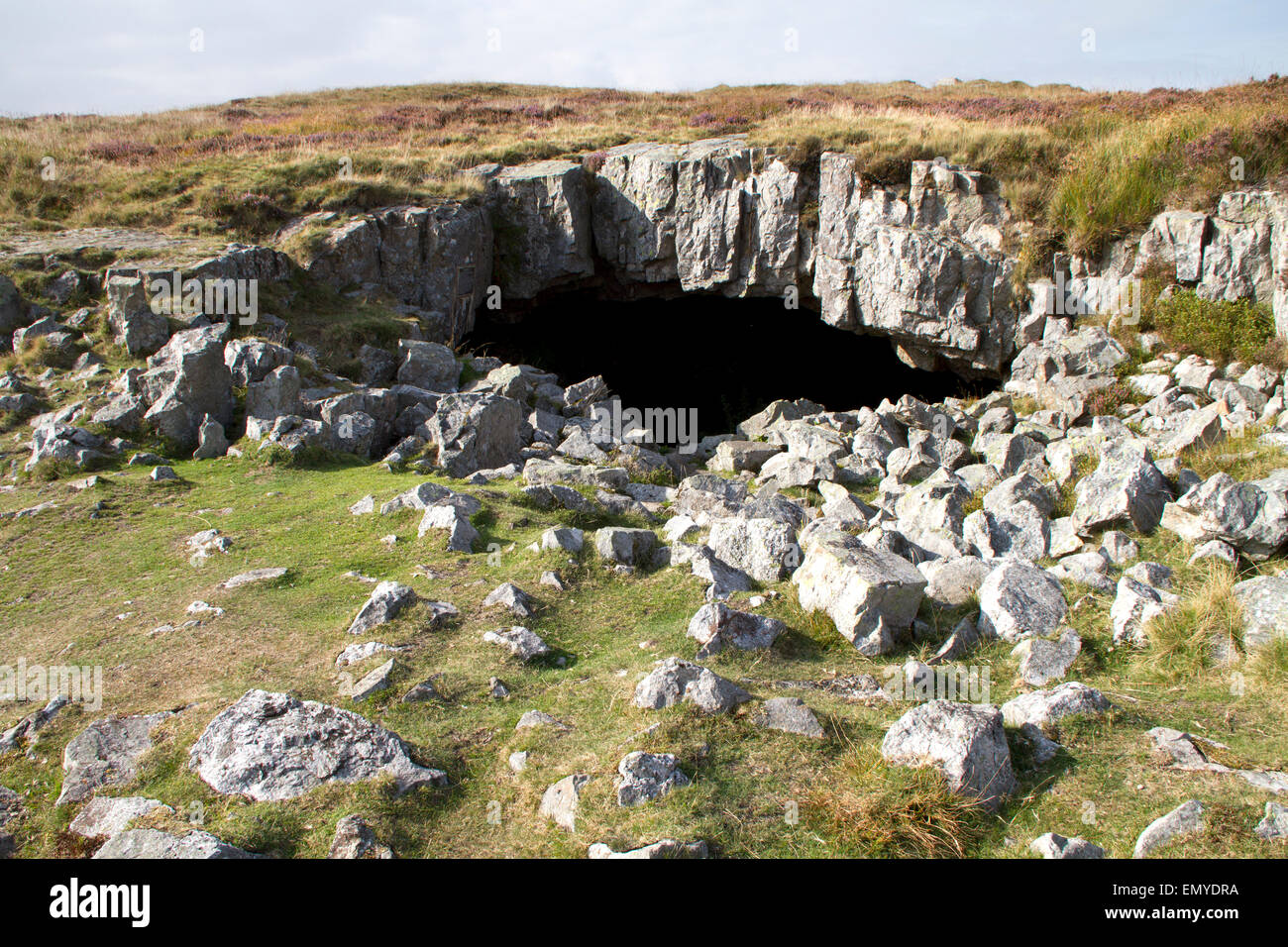 Chartist cave in the Brecon Beacons National Park, UK Stock Photo