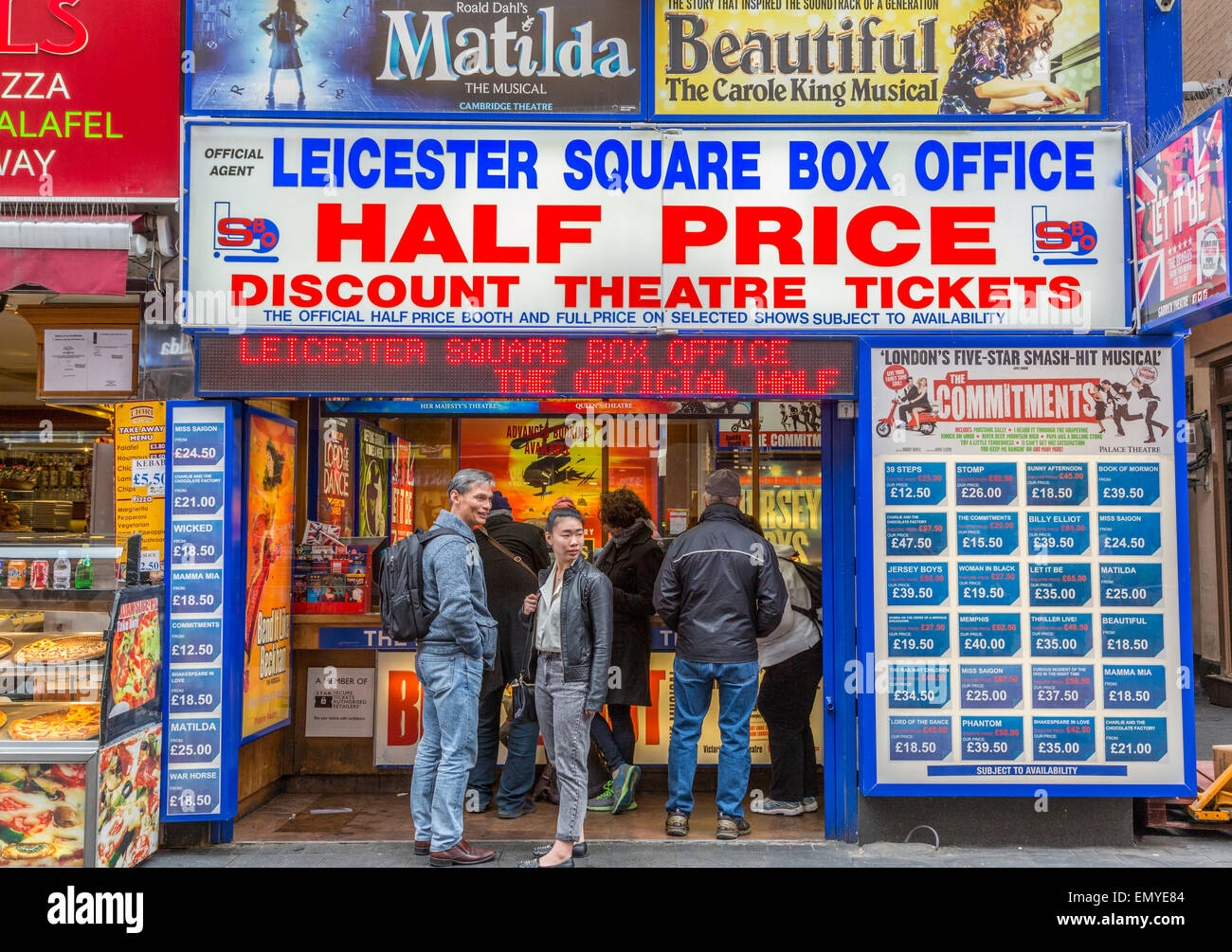 Theatre tickets leicester square hires stock photography and images Alamy