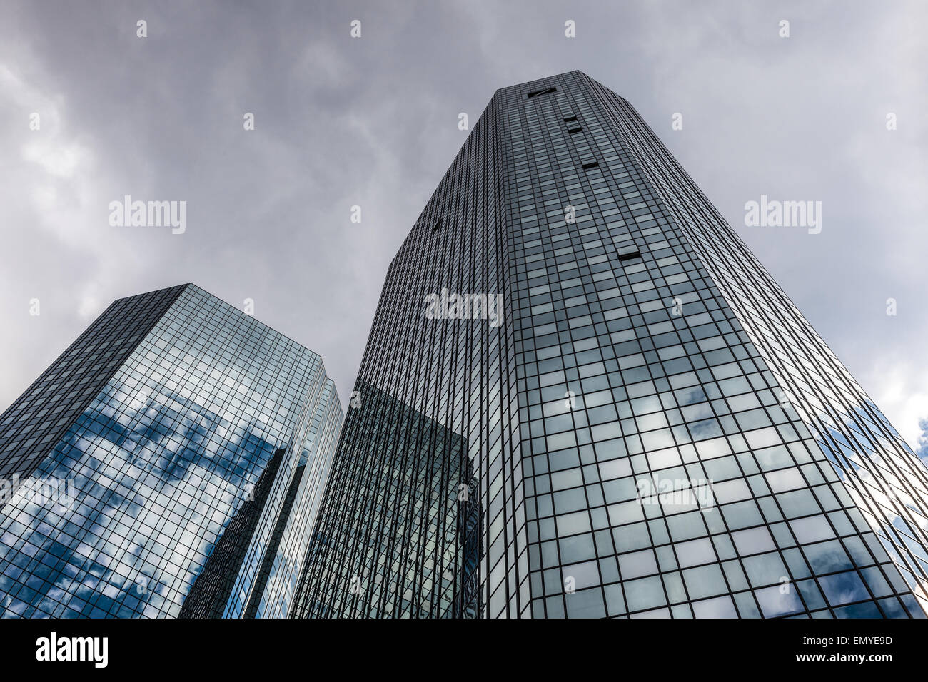 Deutsche Bank Headquarter Building In The City Of Frankfurt Main