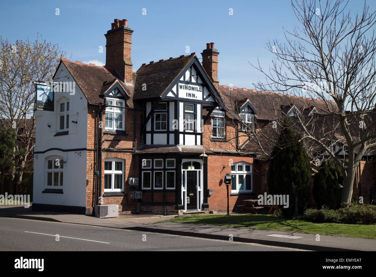 The Windmill Inn, Leamington Spa, Warwickshire, England, UK Stock Photo