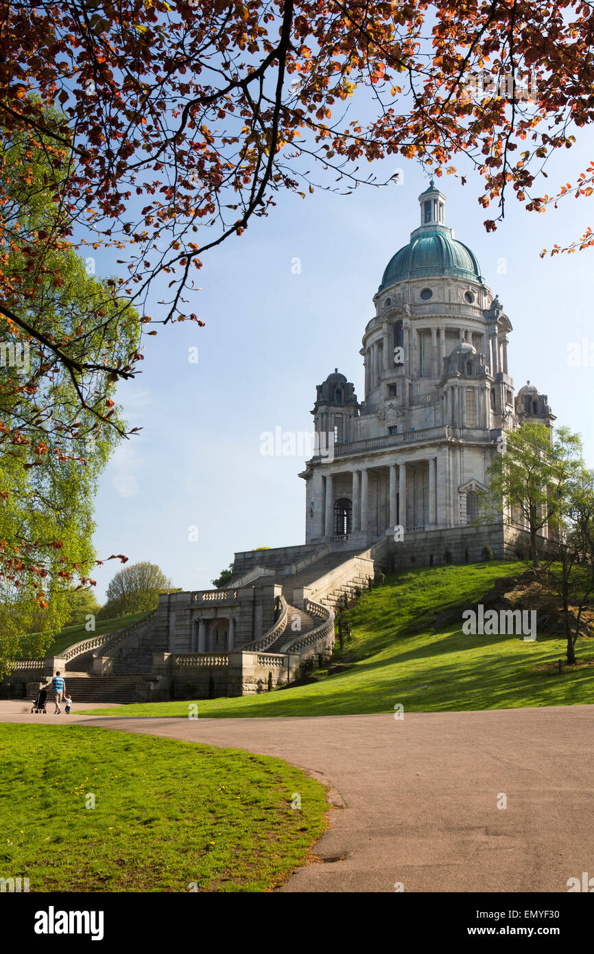 UK, England, Lancashire, Lancaster, Williamson Park, Ashton Memorial