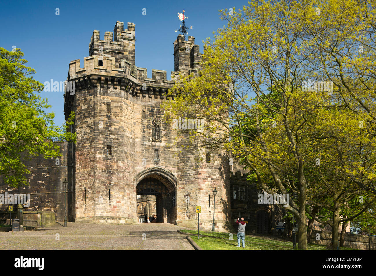 UK, England, Lancashire, Lancaster, Castle Park, Lancaster Castle