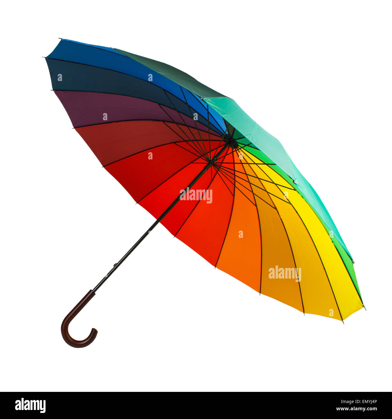 Multicolor umbrella Stock Photo