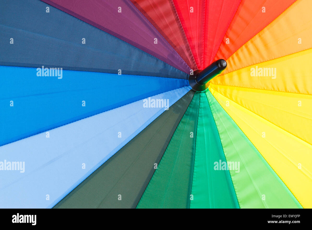 Colorful umbrella close-up Stock Photo