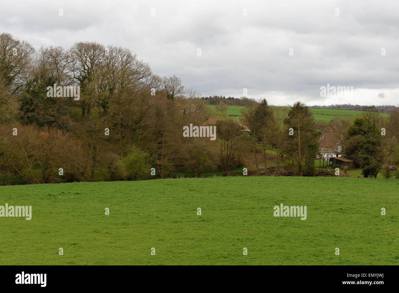 Compton Dando Map Near Compton Dando Somerset England UK Stock Photo - Alamy