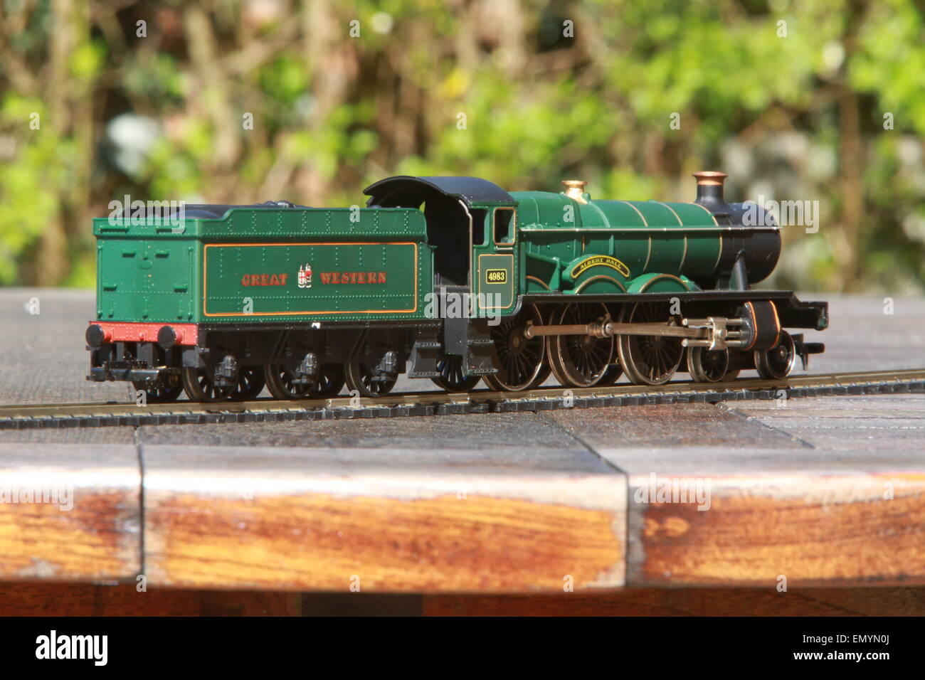 A series of images showing Model Railways, trains, locomotives, wagons ...