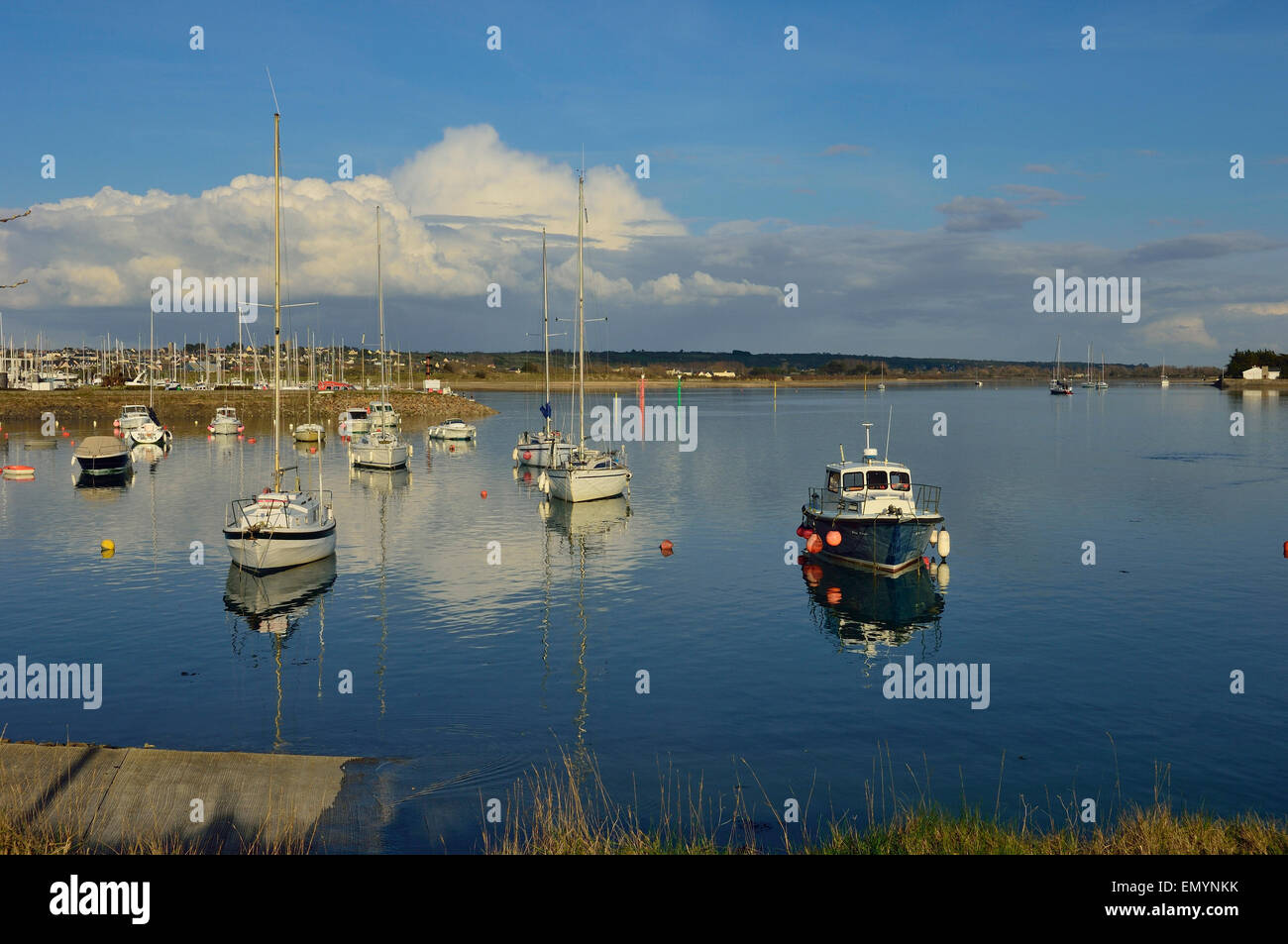 BarnevilleCarteret harbour. Cotentin Peninsula. Normandy. France Stock