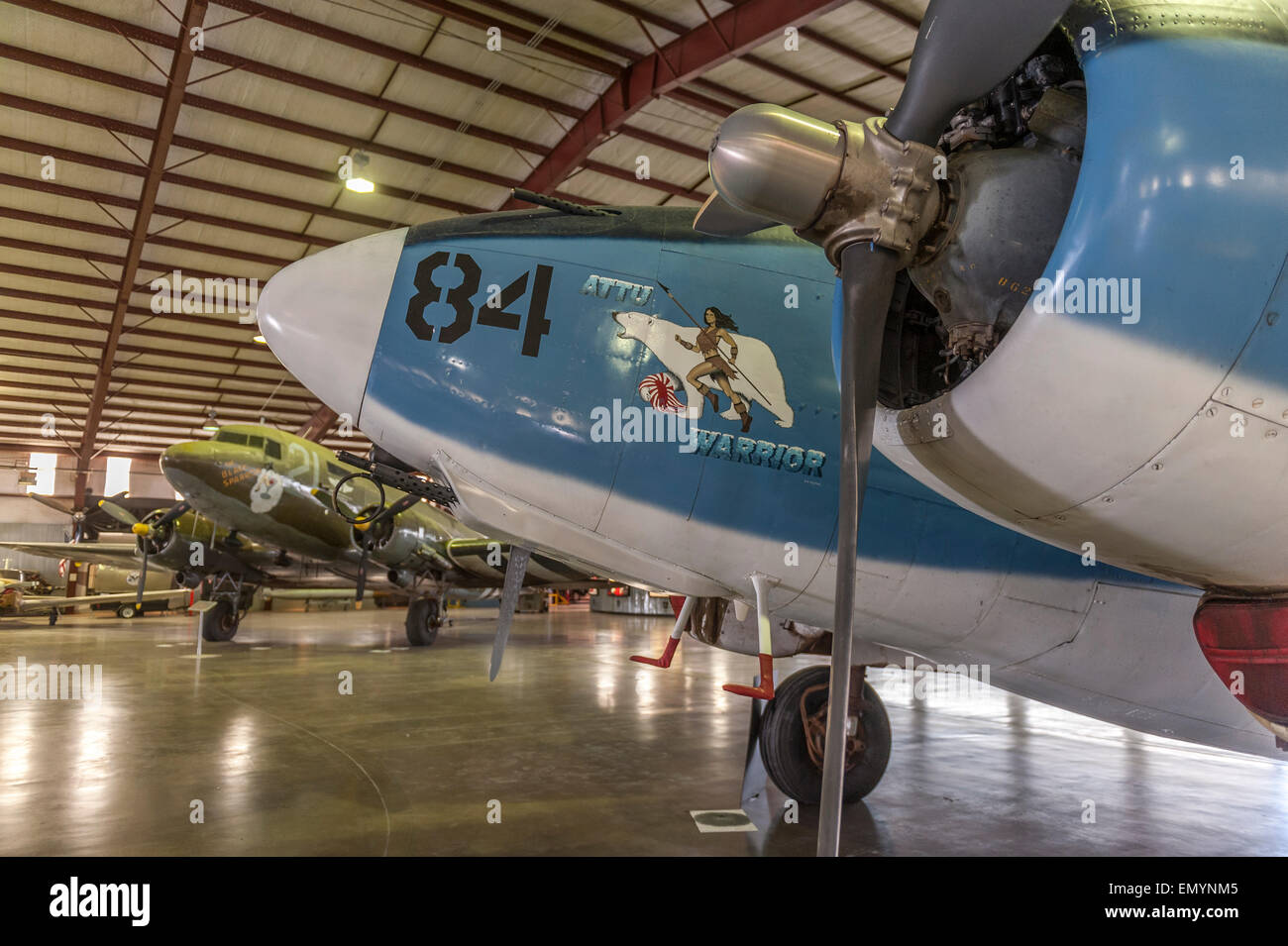 The CAF Airpower Museum. Midland. Texas. USA Stock Photo