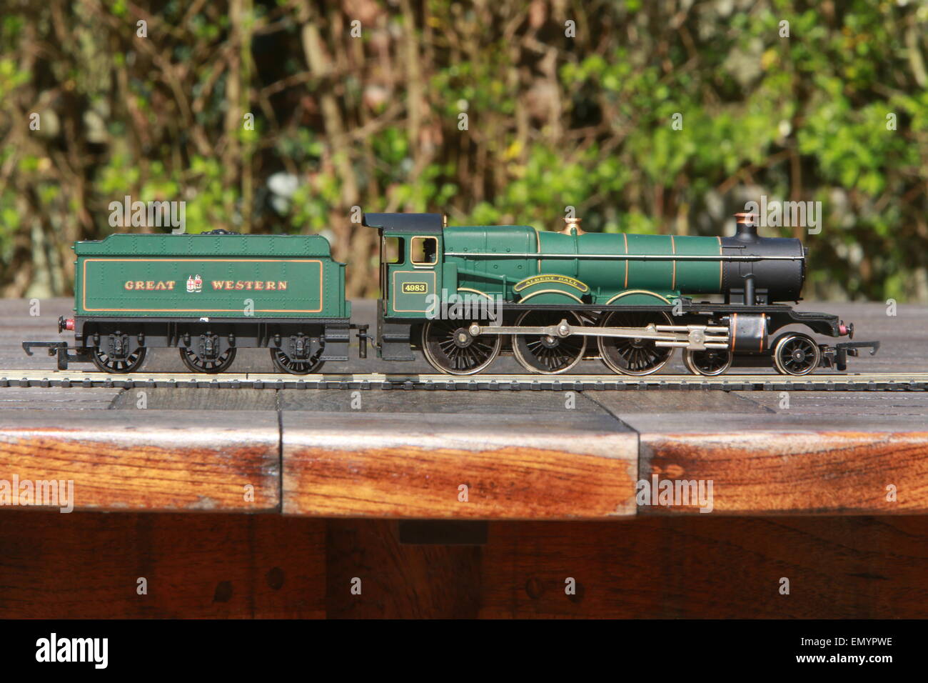 A series of images showing Model Railways, trains, locomotives, wagons ...