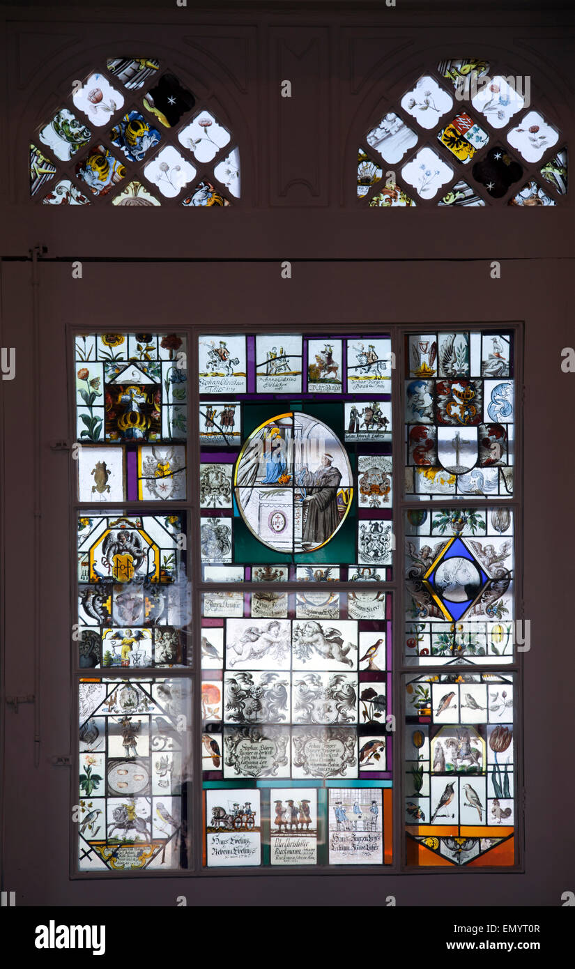 Palácio da Pena Great Hall Stained Glass Window Sintra, Portugal