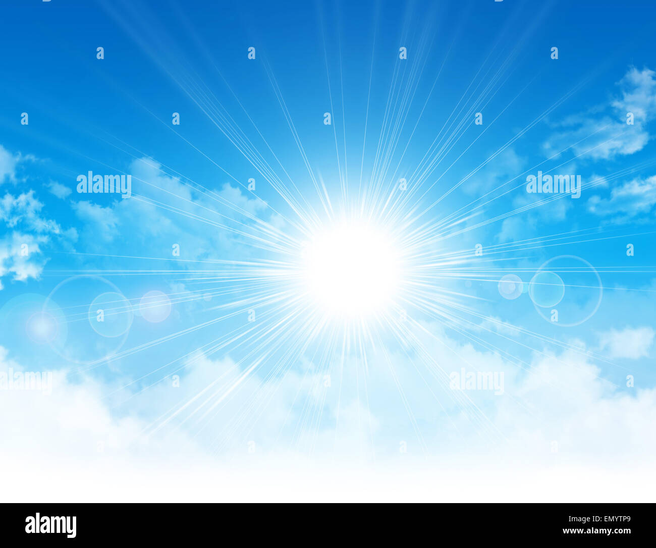 Clear Blue Sky Sun Clear Blue Sky Sun