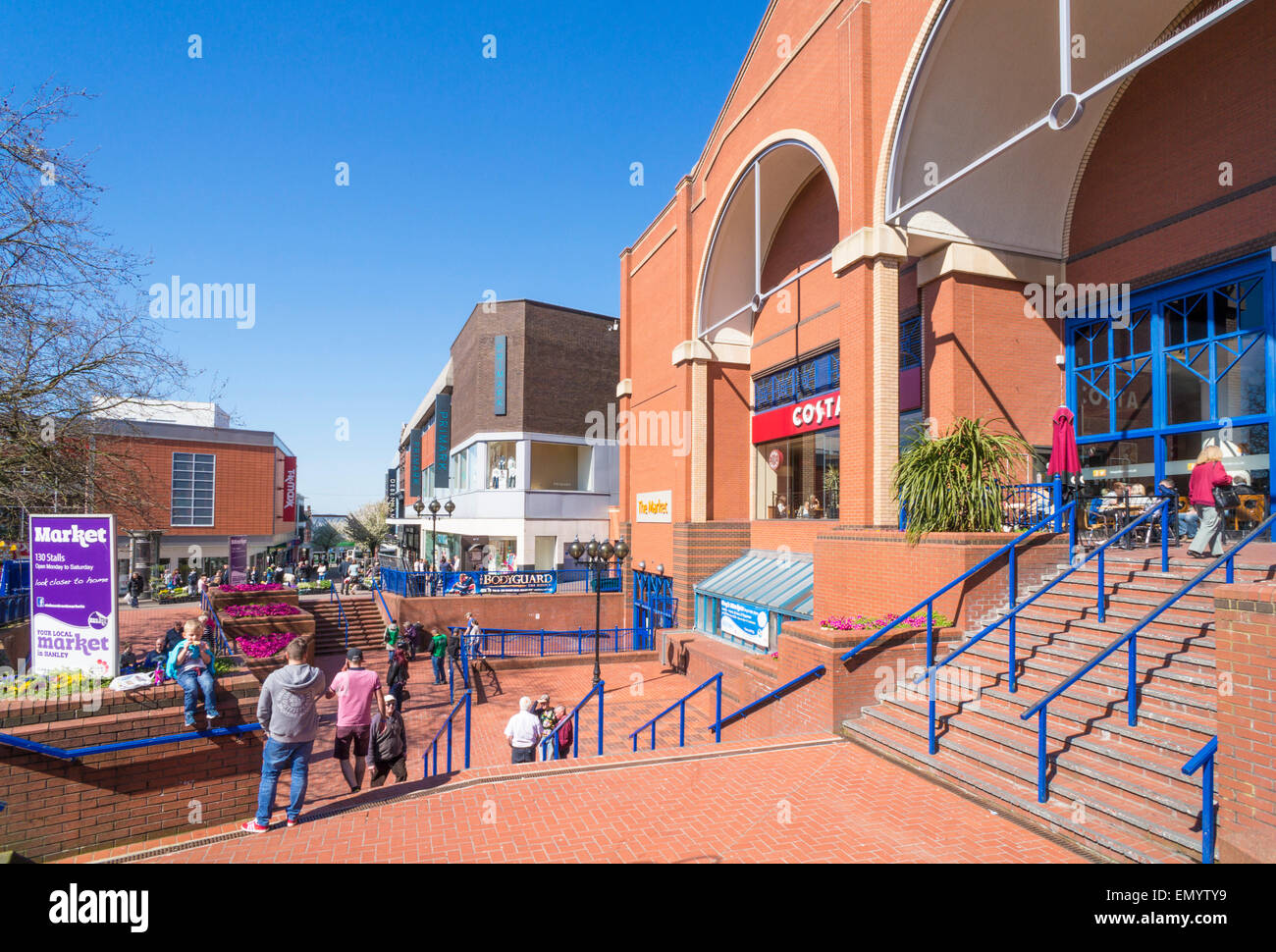 Intu Potteries shopping centre City Centre Stoke on Trent Staffordshire