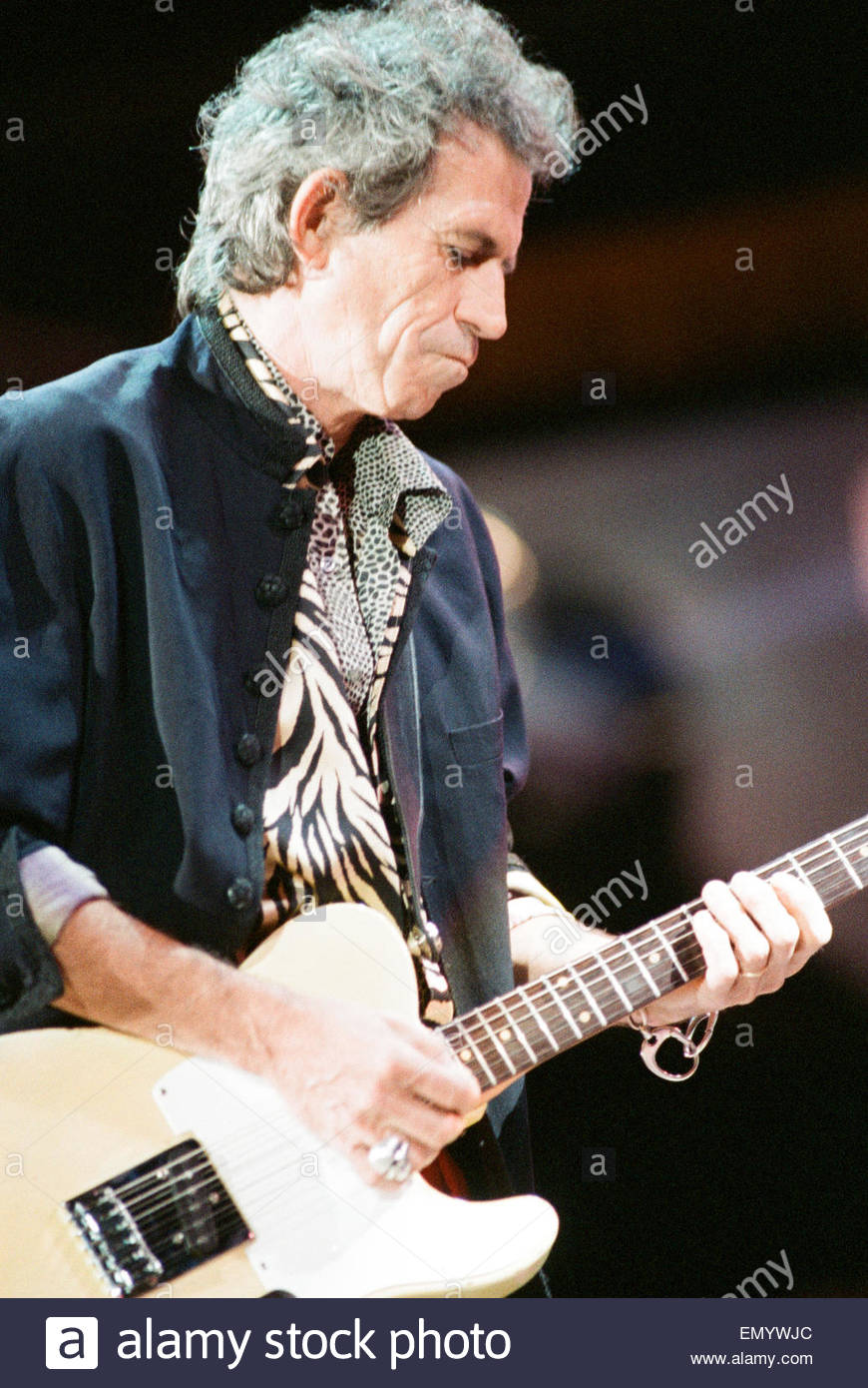 Rolling Stones: Keith Richards in Concert at Double Door, Chicago, USA 18th  September 1997 Stock Photo - Alamy