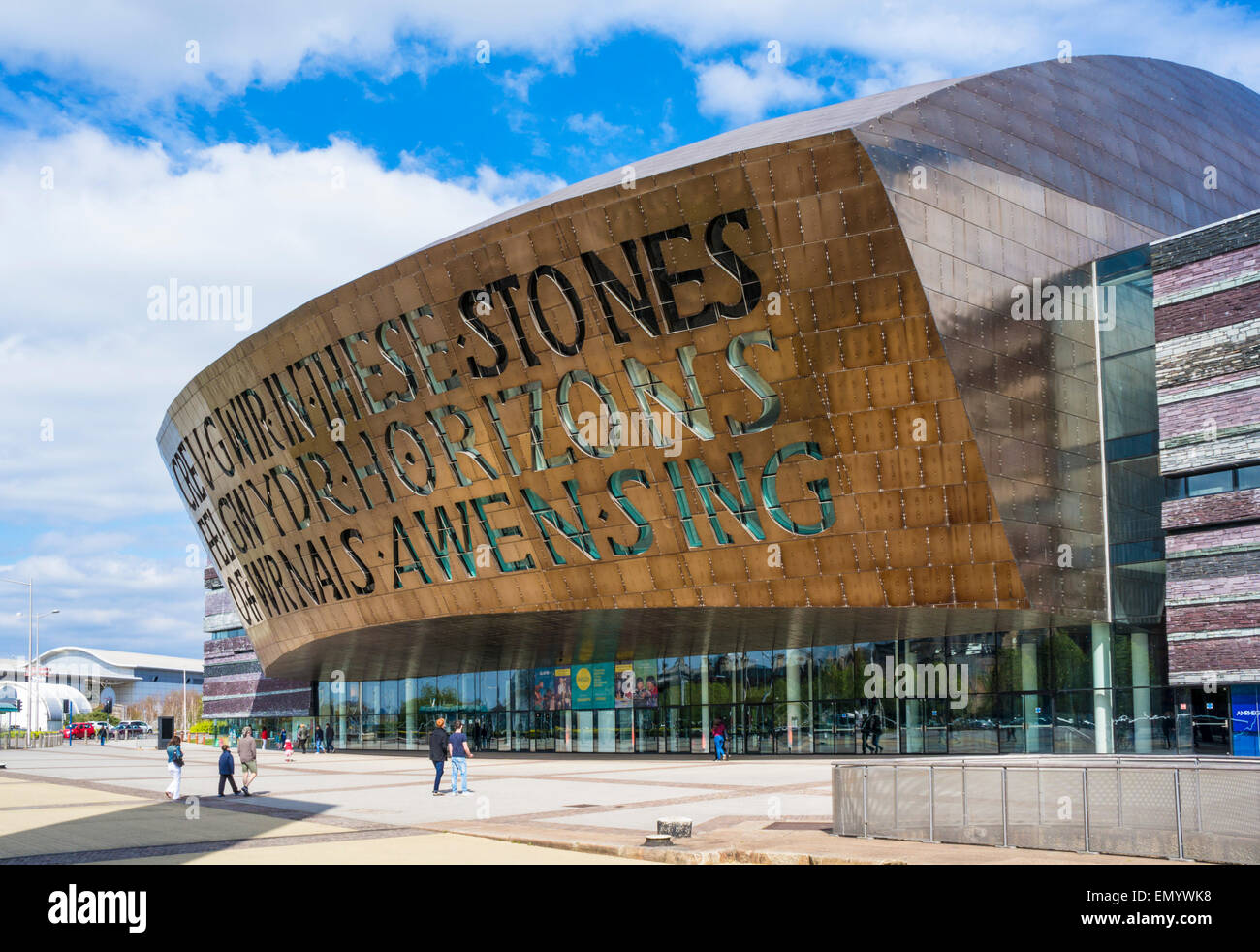 Wales Millennium Centre Cardiff Bay South Glamorgan Wales UK GB Europe Stock Photo