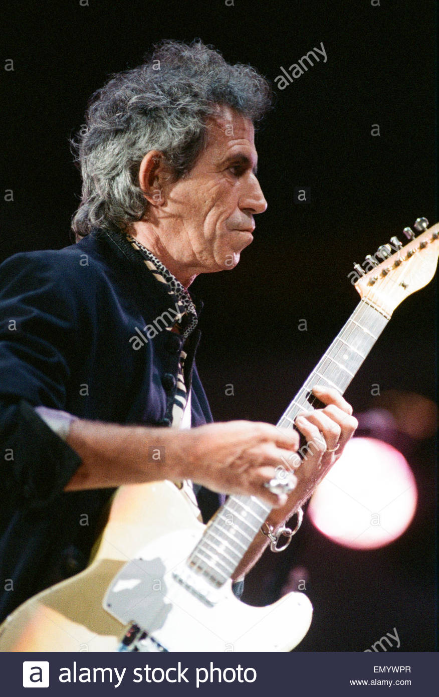 Rolling Stones: Keith Richards in Concert at Double Door, Chicago, USA 18th  September 1997 Stock Photo - Alamy