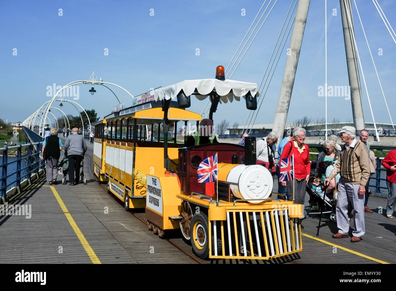 The Road Train, Southport, Sefton, Lancashire, England Stock Photo Alamy