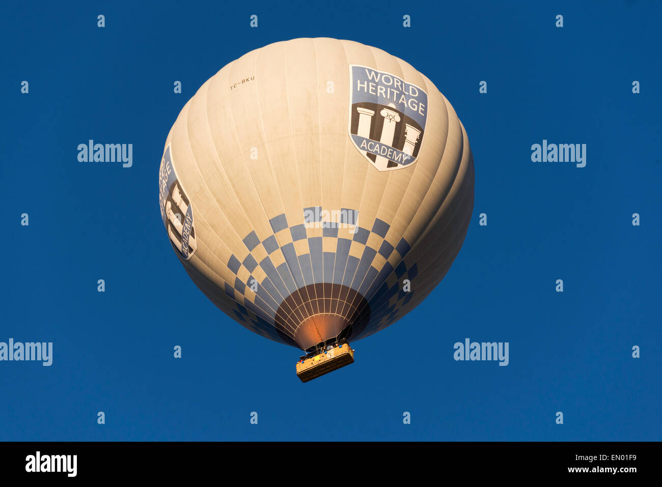 Early morning balloon over Cappadocia, Turkey Stock Photo