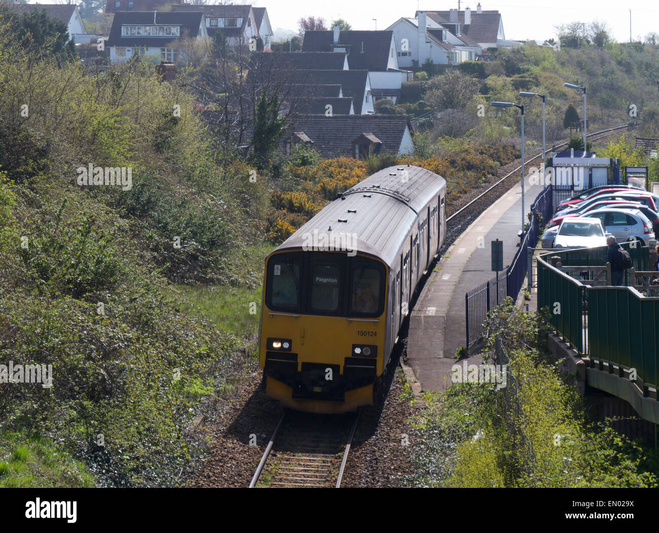 europe, uk, england, devon, Exe estuary train Stock Photo