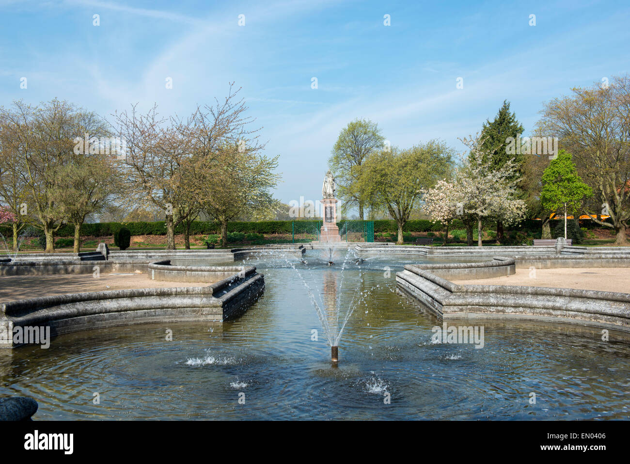 Memorial Gardens at Victoria Embankment in the Meadows, Nottingham