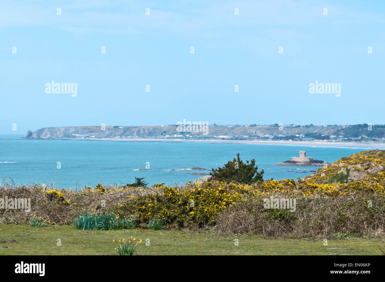 St Ouen's bay, Jersey, Channel Islands Stock Photo