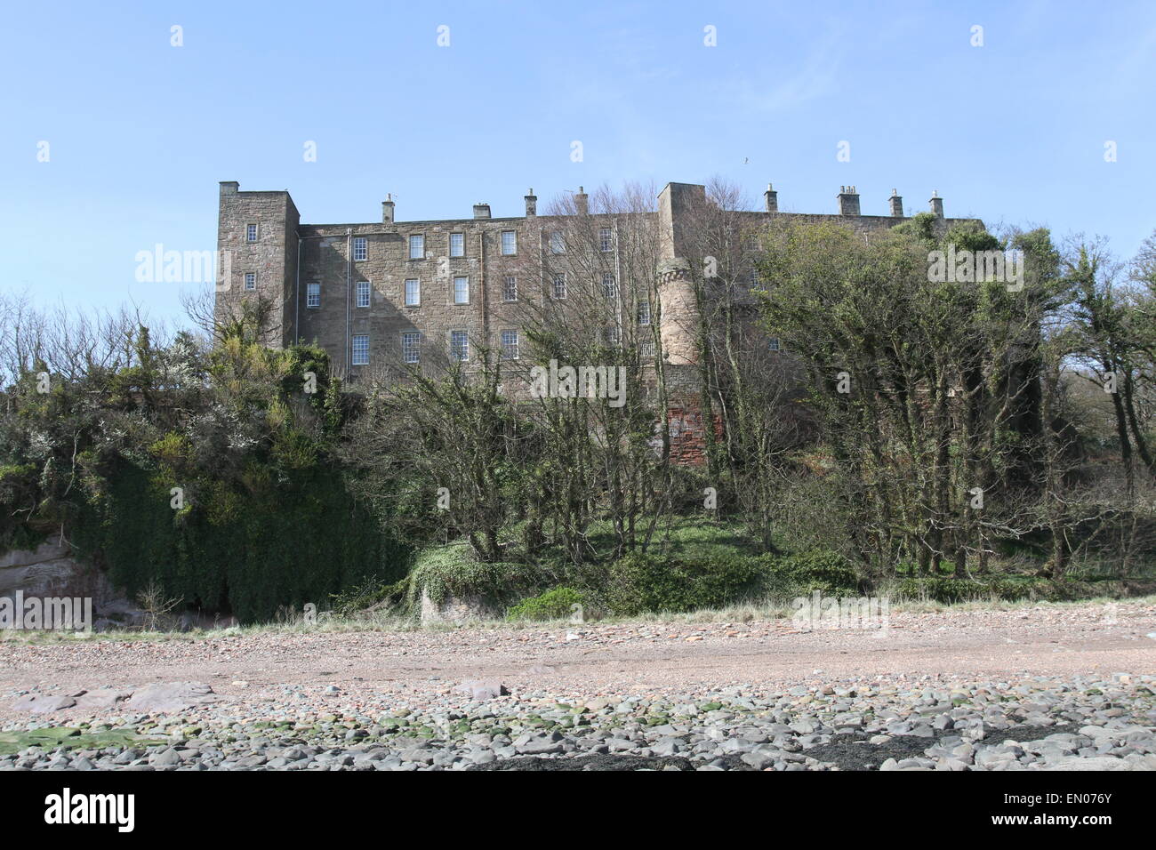 Exterior of Wemyss Castle West Wemyss Fife Scotland April 2015 Stock