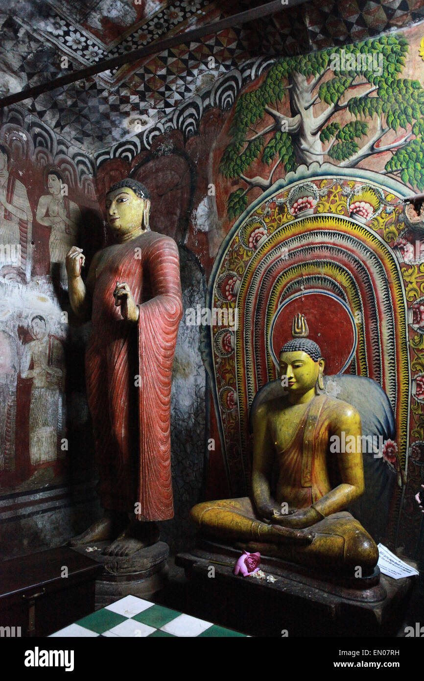Dambulla Cave Temple,Sri Lanka Stock Photo