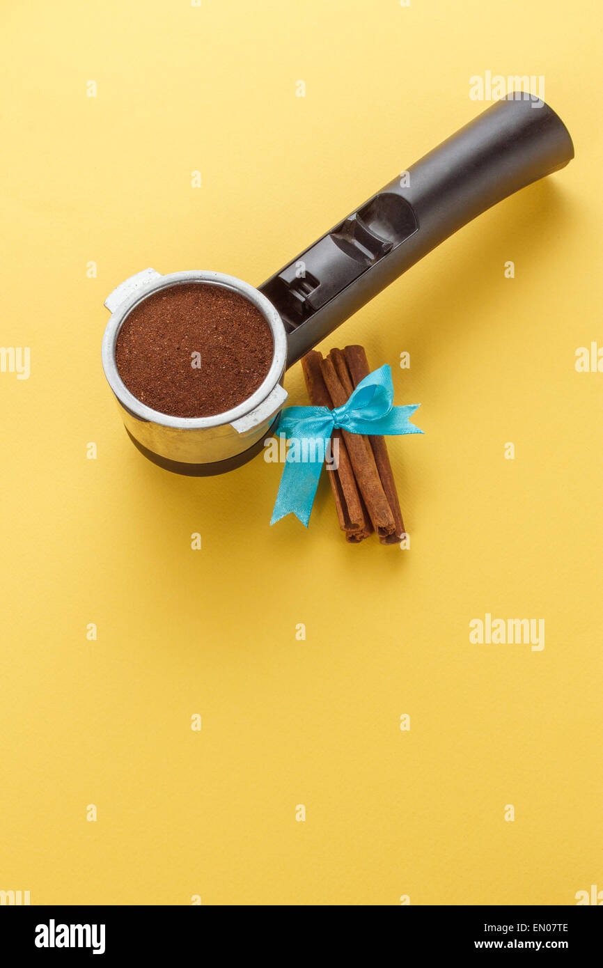 Coffee machine holder Stock Photo Alamy