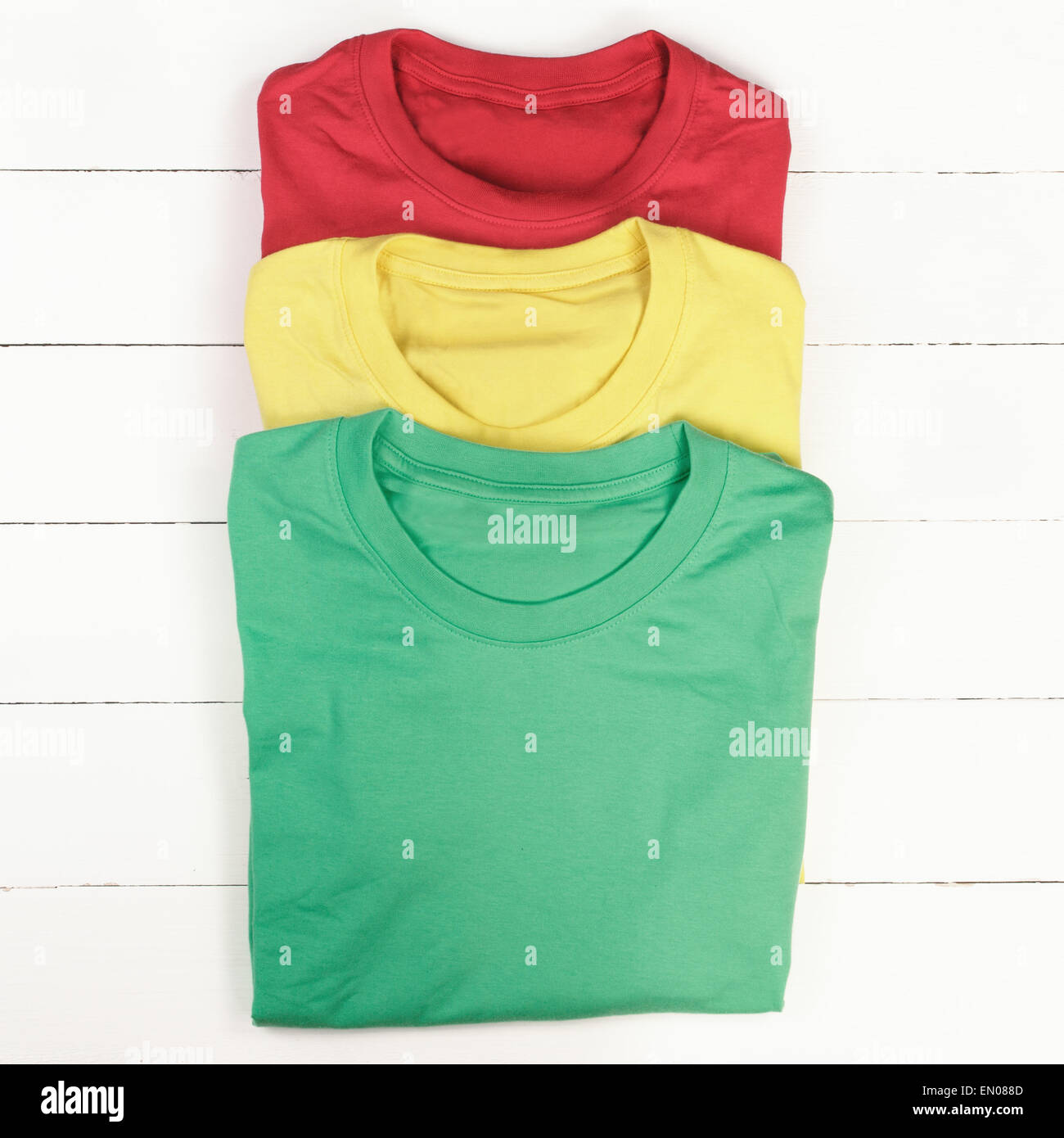 Colorful t-shirts Stock Photo