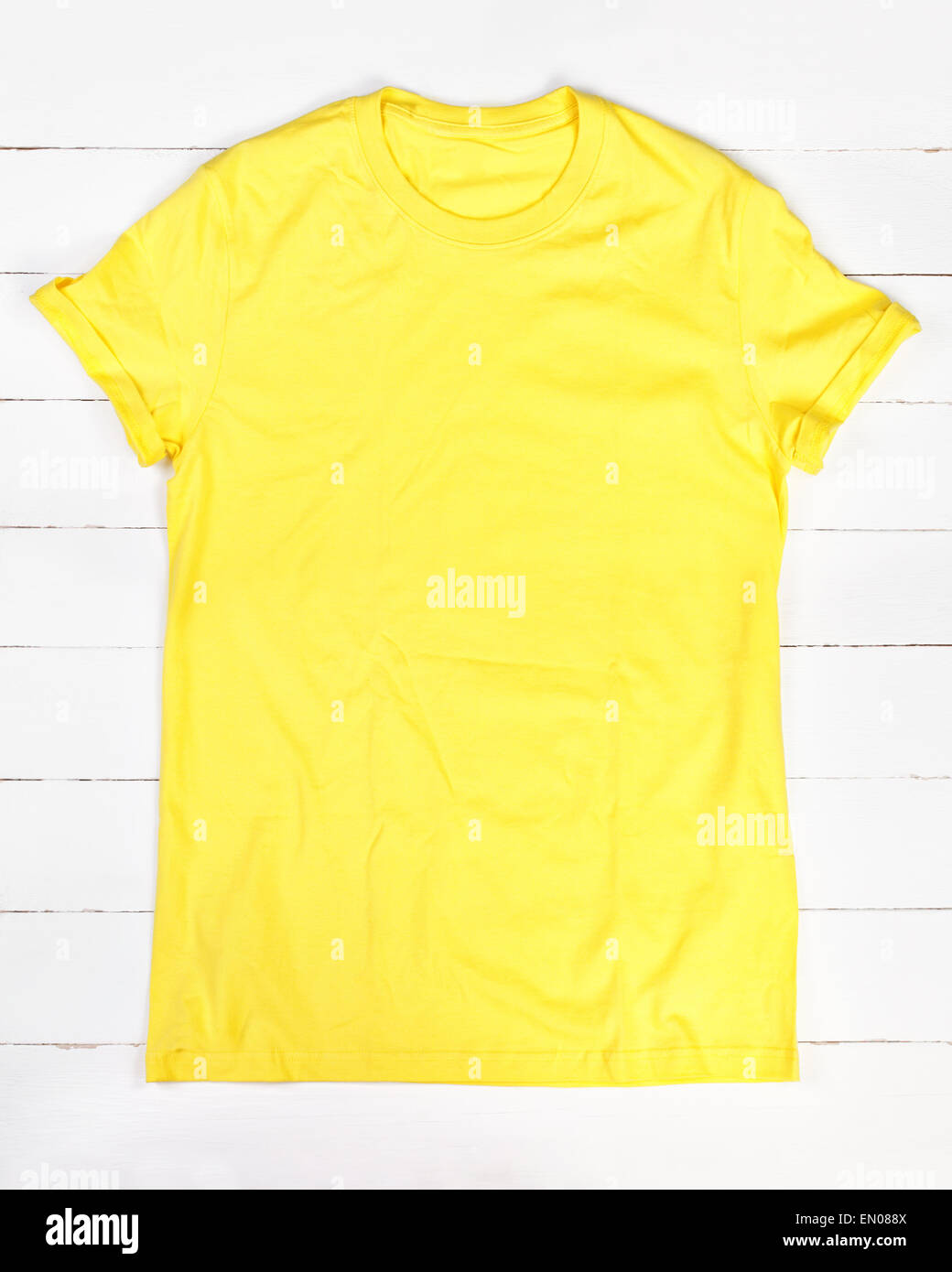 Yellow t-shirt Stock Photo