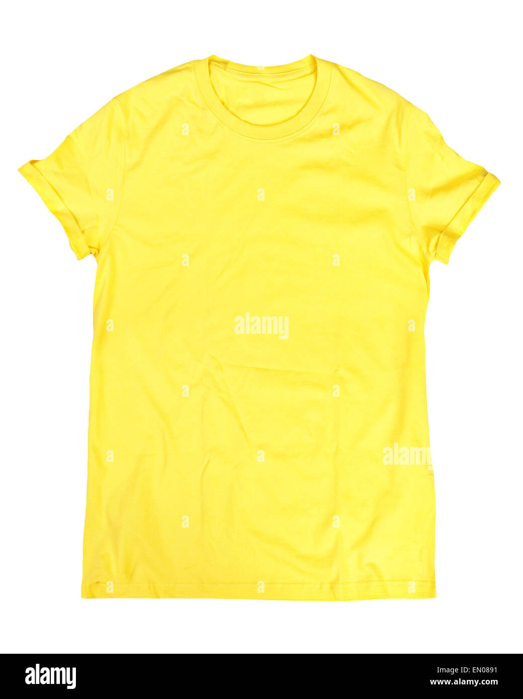 Yellow t-shirt Stock Photo