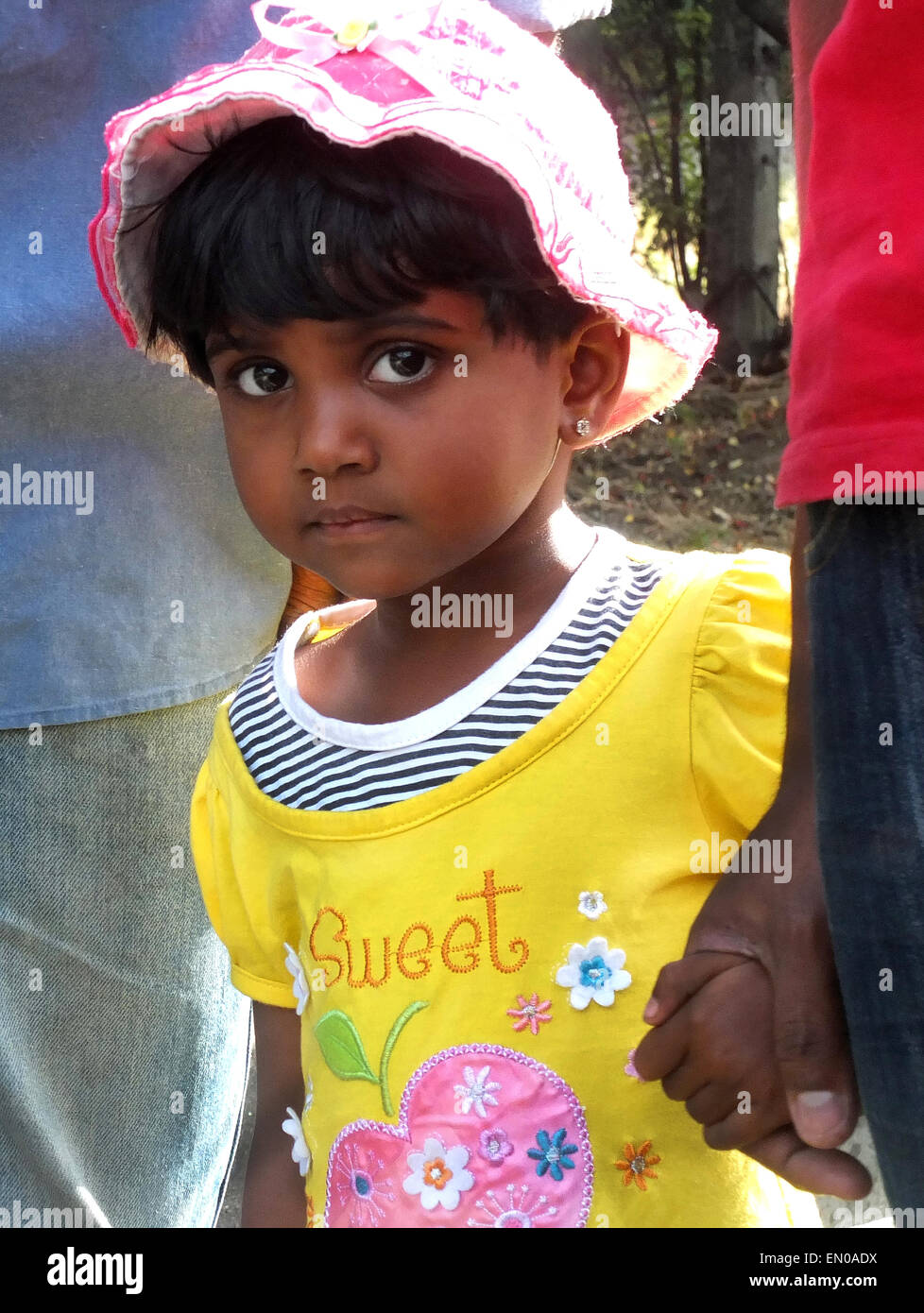 Sri Lanka: sinhalese child Stock Photo