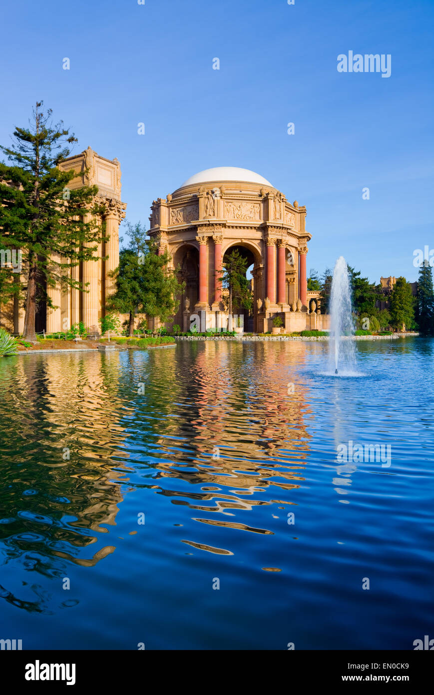 Palace of fine Arts in San Francisco Stock Photo