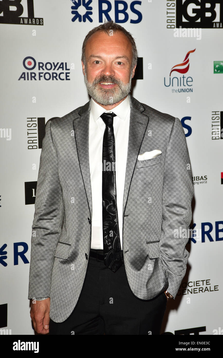 London, UK, 24th April 2015 : Graham Norton attends the British LGBT Awards 2015 at the Landmark Hotel in London. Photo by Credit:  See Li/Alamy Live News Stock Photo