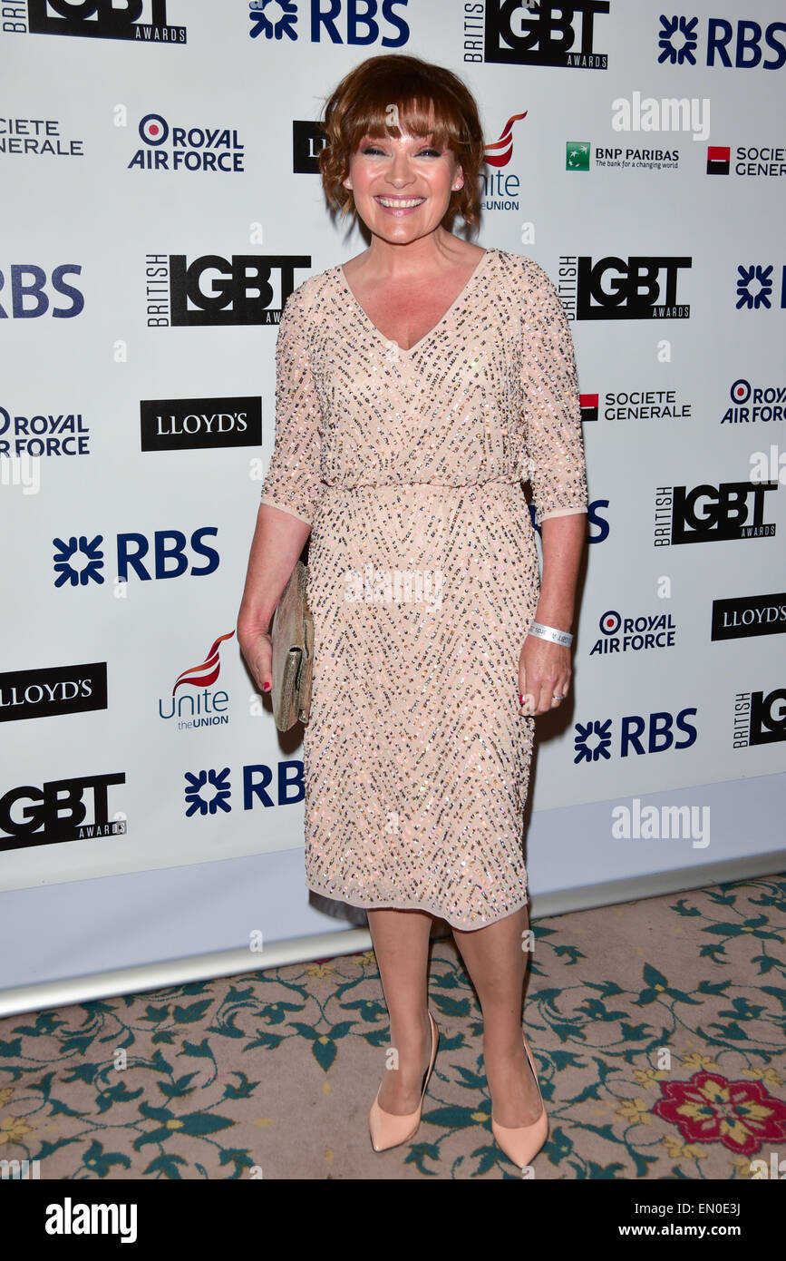 London, UK, 24th April 2015 : Lorraine Kelly attends the British LGBT