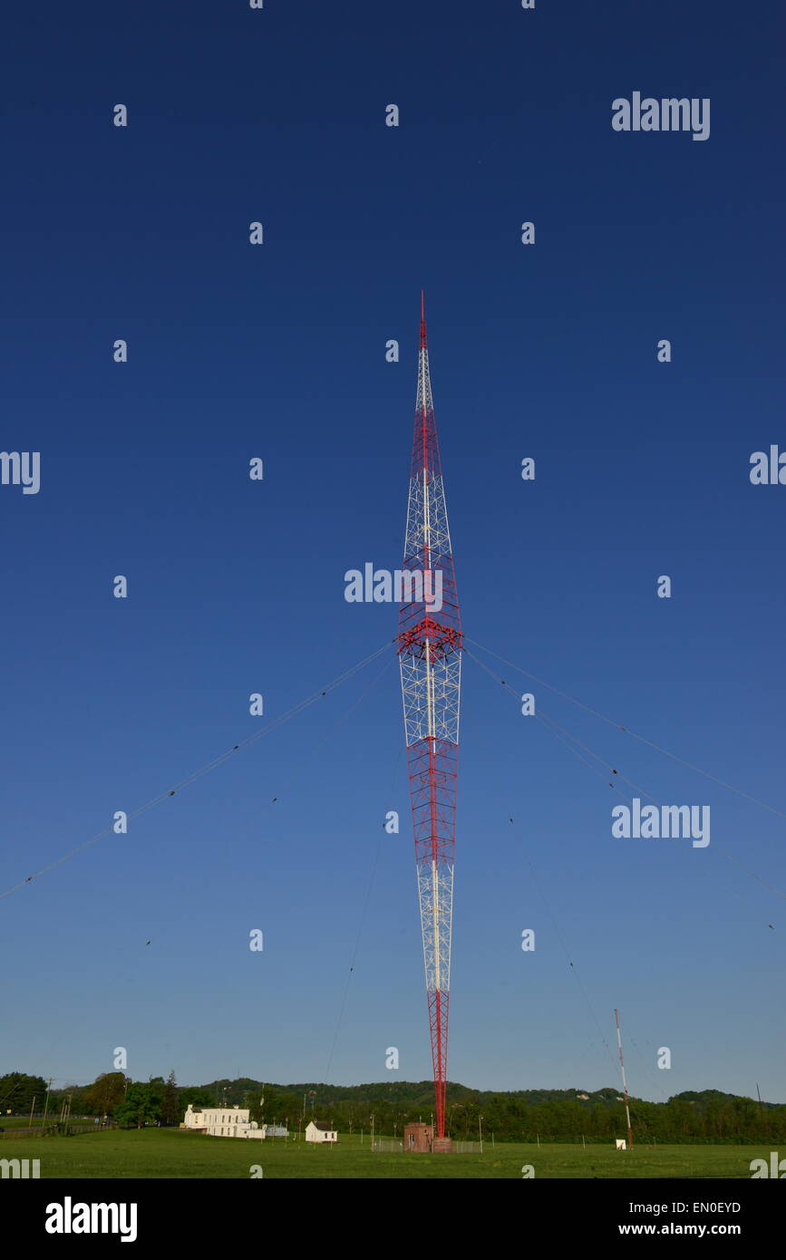 WSM radio tower in Nashville Stock Photo - Alamy